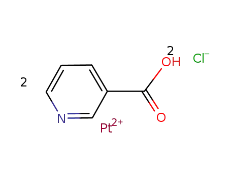 cis-dichlorobis(nicotinic acid)platinum(II)
