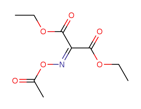 Molecular Structure of 90713-04-5 (Propanedioic acid, [(acetyloxy)imino]-, diethyl ester)