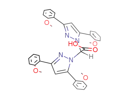2,2-bis(3,5-bis(2-methoxyphenyl)-1H-pyrazol-1-yl)acetic acid