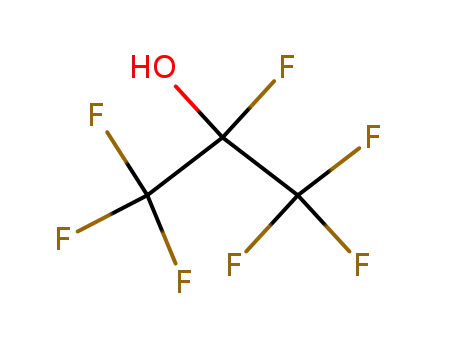Molecular Structure of 24427-67-6 (2-Propanol, 1,1,1,2,3,3,3-heptafluoro-)