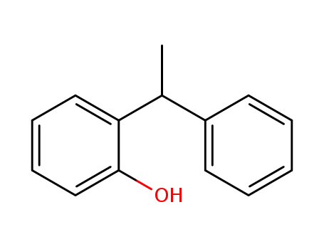 Molecular Structure of 4237-44-9 (o-(1-Phenylethyl)phenol)