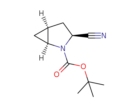 Molecular Structure of 361442-57-1 (2-Azabicyclo[3.1.0]hexane-2-carboxylic acid, 3-cyano-,
1,1-dimethylethyl ester, (1S,3S,5S)-)