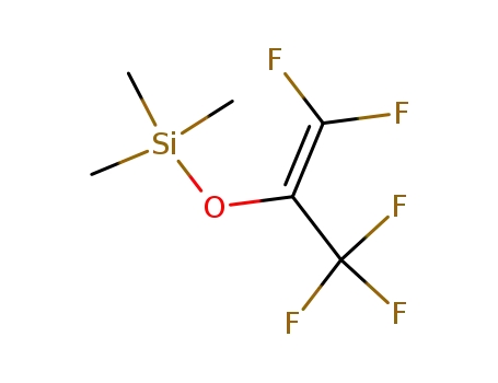 Molecular Structure of 53841-59-1 (2-(TRIMETHYLSILOXY)PENTAFLUOROPROPENE)