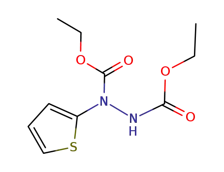 diethyl 1-(thiophen-2-yl)hydrazine-1,2-dicarboxylate