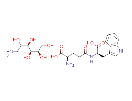 D-isoglutamyl-D-tryptophan mono-N-methyl-D-glucamine salt