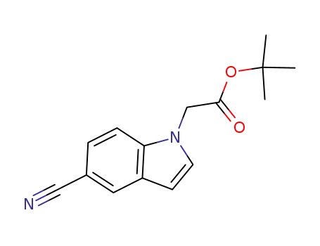 tert-butyl (5-cyano-1H-indol-1-yl)acetate