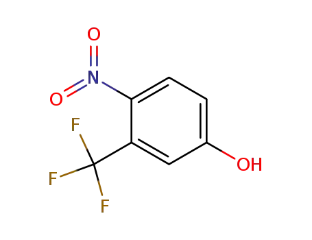 Molecular Structure of 88-30-2 (4-NITRO-3-(TRIFLUOROMETHYL)PHENOL)