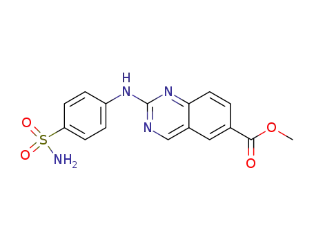 Methyl 2-(4-sulfamoylphenylamino)quinazolin-6-carboxylate