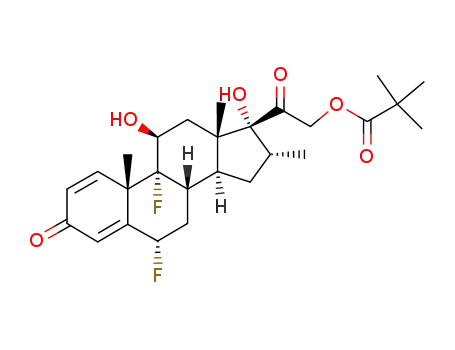 Molecular Structure of 2002-29-1 (Flumethasone 21-pivalate)