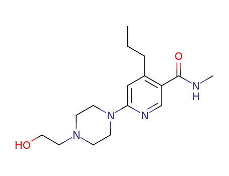 6-[4-(2-hydroxyethyl)piperazin-1-yl]-N-methyl-4-propylnicotinamide