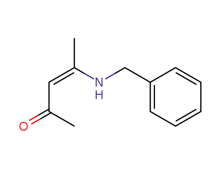 Molecular Structure of 23652-86-0 (3-Penten-2-one, 4-[(phenylmethyl)amino]-, (Z)-)