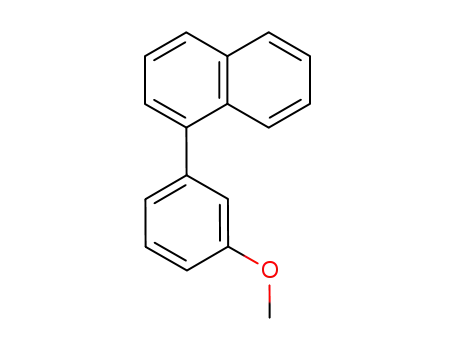 Molecular Structure of 27331-43-7 (Naphthalene, 1-(3-methoxyphenyl)-)