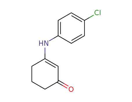 Molecular Structure of 36646-75-0 (3-((4-CHLOROPHENYL)AMINO)CYCLOHEX-2-EN-1-ONE)