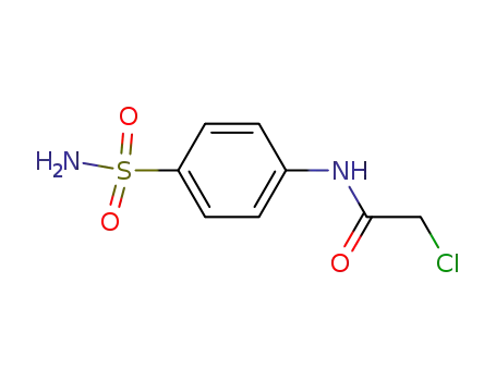 Molecular Structure of 14949-01-0 (2-Chloro-N-(4-sulfamoyl-phenyl)-acetamide)