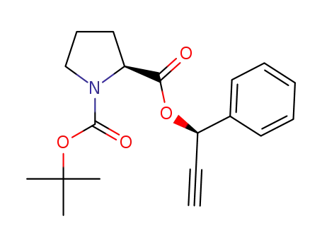 (S)-1-tert-butyl 2-((R)-1-phenylprop-2-yn-1-yl)-pyrrolidine-1,2-dicarboxylate
