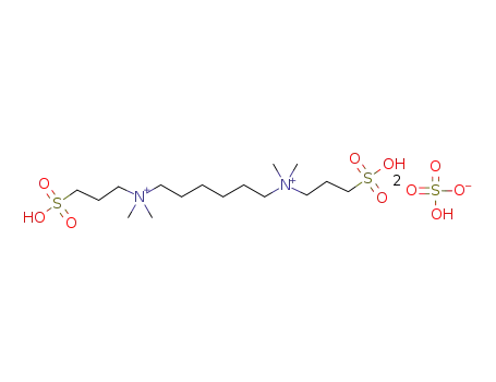 N,N,N',N'-tetramethyl-N,N'-bis(3-sulfopropyl)-1,6-hexandiyldiammonium bis(hydrogensulfate)