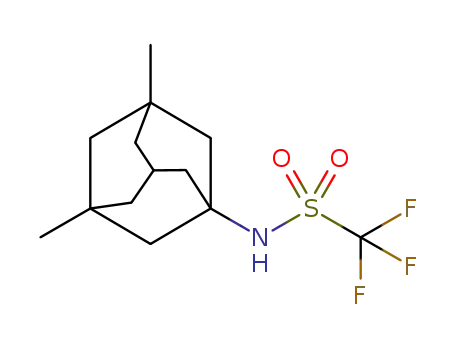 N-((1,3,5,7)-3,5-dimethyladamantan-1-yl)-1,1,1-trifluoromethanesulfonamide