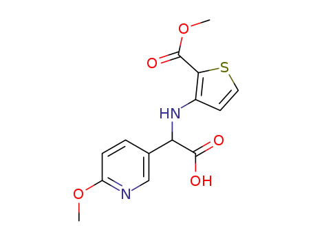 2-(2-(methoxycarbonyl)thiophen-3-ylamino)-2-(6-methoxypyridin-3-yl)acetic acid