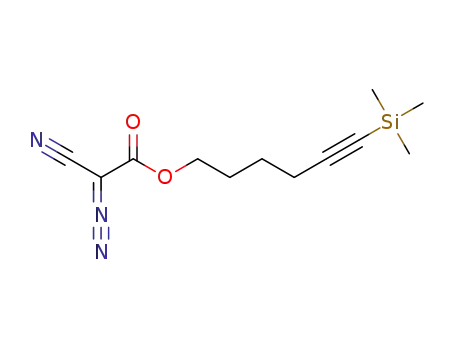 6-(trimethylsilyl)hex-5-yn-1-yl 2-cyano-2-diazoacetate