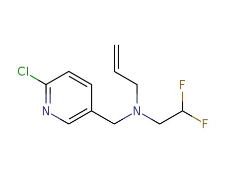N-[(6-chloropyridin-3-yl)methyl]-N-(2,2-difluoroethyl)prop-2-en-1-amine