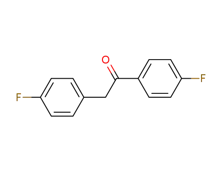 Molecular Structure of 366-68-7 (1,2-BIS-(4-FLUOROPHENYL)ETHANONE)