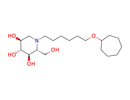 (2R,3R,4R,5S)-1-(6-(cycloheptyloxy)hexyl)-2-(hydroxymethyl)piperidine-3,4,5-triol