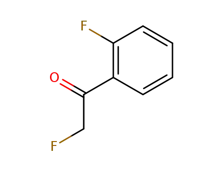 Molecular Structure of 1402412-84-3 (2-Fluoro-1-(2-fluoro-phenyl)-ethanone)