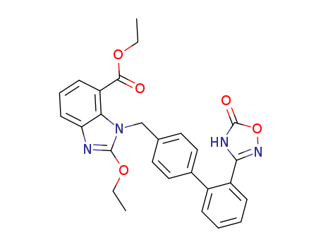 1H-BENZIMIDAZOLE-7-CARBOXYLICACID,1-[[2'-(2,5-DIHYDRO-5-OXO-1,2,4-OXADIAZOL-3-YL)[1,1'-BIPHENYL]-4-YL]METHYL]-2-ETHOXY-,ETHYLESTER