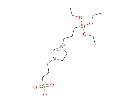 3-(1-(3-(trimethoxysilyl)propyl)-4,5-dihydro-1H-imidazol-3-ium-3-yl)propane-1-sulfonate