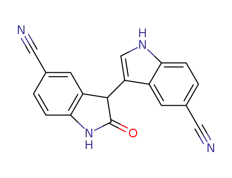 2-oxo-3,3′-biindoline-5,5′-dicarbonitrile