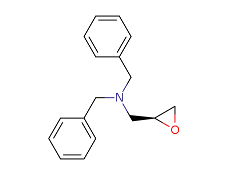 Molecular Structure of 565176-84-3 (Oxiranemethanamine, N,N-bis(phenylmethyl)-, (2S)-)