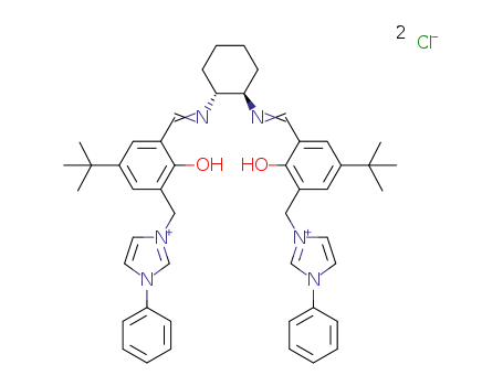 (R,R)-(-)-N,N′-bis(5-tert-butyl-3-((1-phenyl-1H-imidazol-3-ium)-3-ylmethyl)salicylidene)-1,2-cyclohexanediamine dichloride