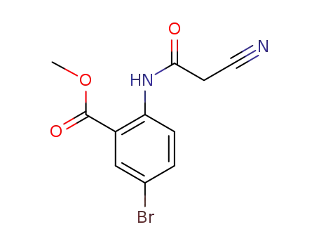 methyl 2-(2-cyanoacetamido)-5-bromobenzoate