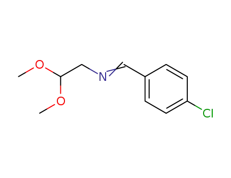 (E)-N-(4-chlorobenzylidene)-2,2-dimethoxyethanamine