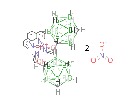 [Pt((S)-(1,7-closo-carboran-1-yl)pyrid-3-ylmethanol)2(1,10-phenanthroline)](NO3)2
