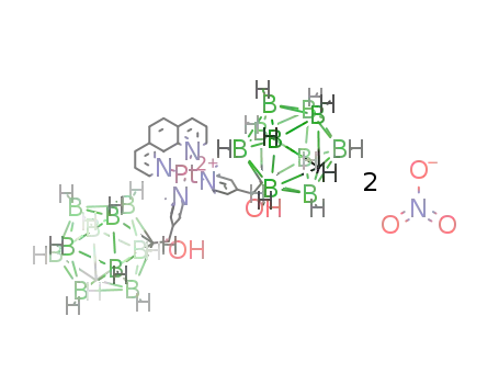 [Pt((R)-(1,7-closo-carboran-1-yl)pyrid-4-ylmethanol)2(1,10-phenanthroline)](NO3)2