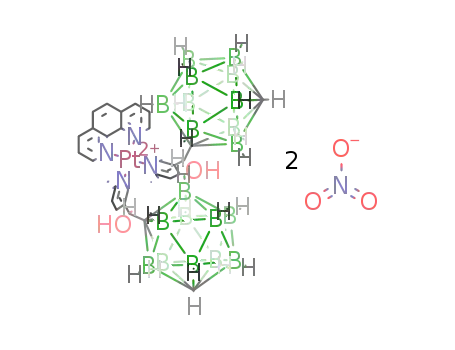 [Pt((R)-(1,7-closo-carboran-1-yl)pyrid-3-ylmethanol)2(1,10-phenanthroline)](NO3)2