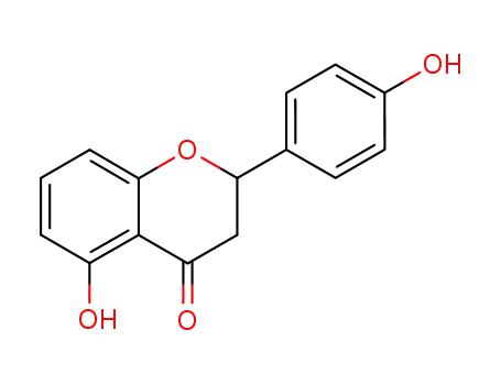 Molecular Structure of 64687-96-3 (4H-1-Benzopyran-4-one, 2,3-dihydro-5-hydroxy-2-(4-hydroxyphenyl)-)