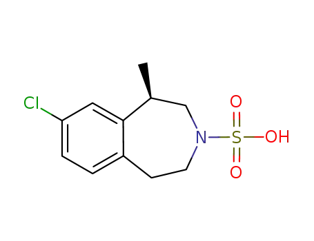 (R)-8-chloro-1-methyl-4,5-dihydro-1H-benzo[d]azepine-3(2H)-sulfonic acid
