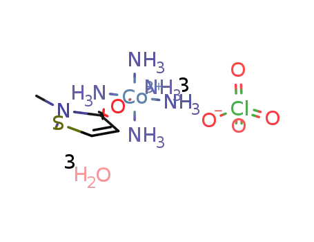 (2-methylisothiazol-3(2H)-one)pentaamminecobalt(III)(ClO4)3*3H2O
