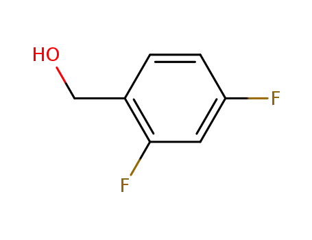 Molecular Structure of 56456-47-4 (2,4-Difluorobenzyl alcohol)