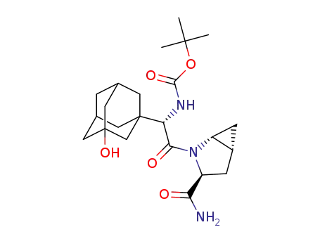 (S)-N-Boc-3-hydroxyadamantylglycine-L-trans-4,5-methanoprolinamide