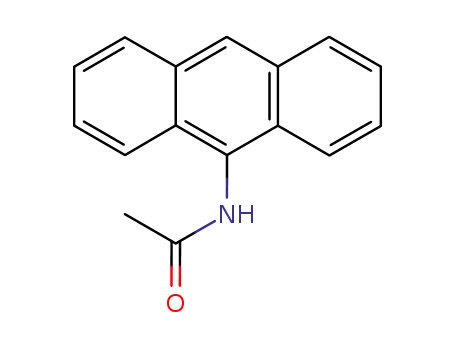 Molecular Structure of 37170-96-0 (N-(anthracen-9-yl)acetamide)