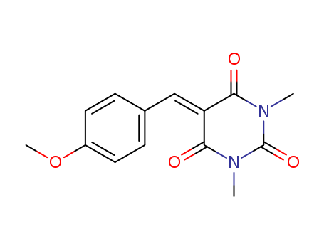 5-[(4-methoxyphenyl)methylidene]-1,3-dimethyl-1,3-diazinane-2,4,6-trione cas  57270-82-3