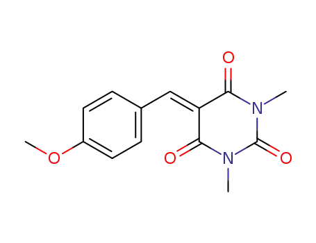 5-[(4-methoxyphenyl)methylidene]-1,3-dimethyl-1,3-diazinane-2,4,6-trione cas  57270-82-3