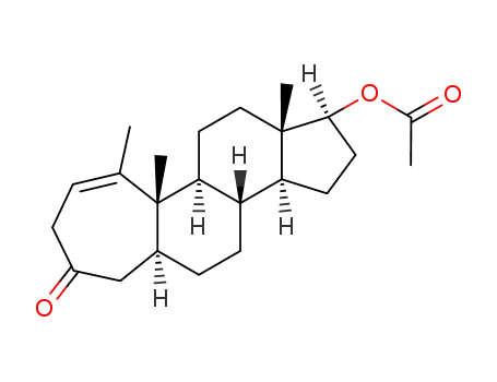 A-Homo-4-oxo-1-methyl-17β-acetoxy-Δ1(2)-5α-androsten