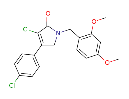 3-chloro-4-(4-chlorophenyl)-1-(2,4-dimethoxybenzyl)-1H-pyrrol-2(5H)-one