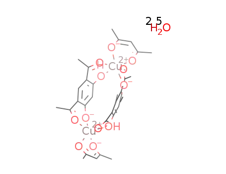 [(HL)2Cu2(acetylacetone)2]*2.5H2O