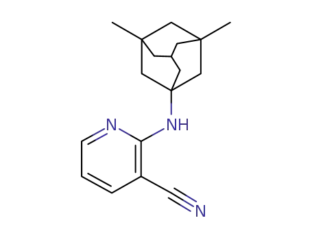 2-(((1r,3R,5S,7r)-3,5-dimethyladamantan-1-yl)amino)nicotinonitrile