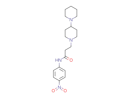 3-([1,4'-bipiperidin]-1'-yl)-N-(4-nitrophenyl)propanamide